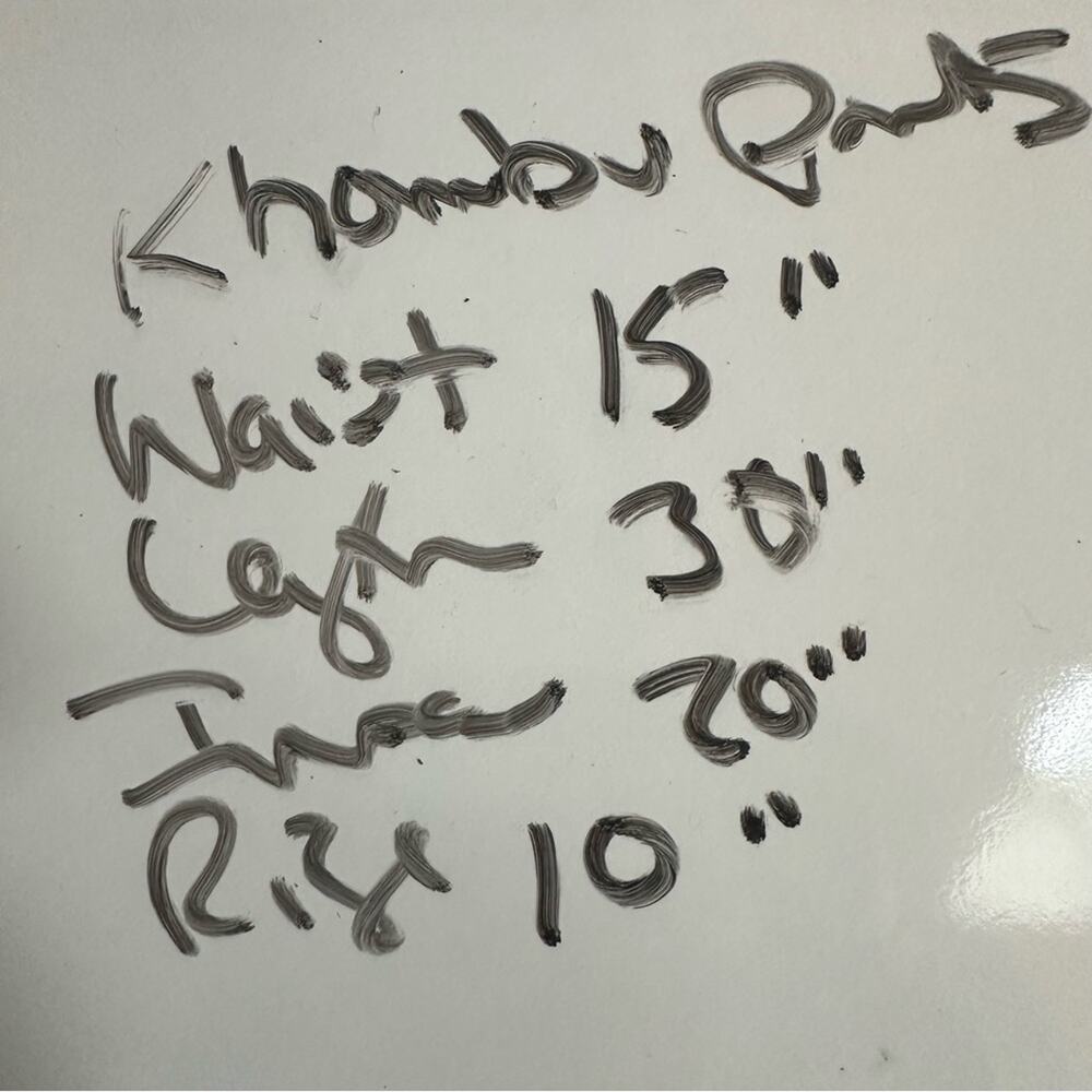 Khombu Small Solid Black High Rise Stretch Capri … - image 8